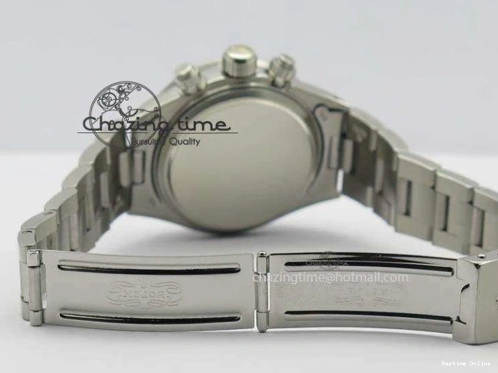 0112 Daytona 6263 SS White Black Dial Black Tachymeter Bezel On SS Bracelet Venus Premium 3858